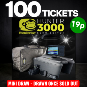 100 Tickets to the Ridgemonkey Hunter 3000 Echo Edition Bait Boat Competition #3
